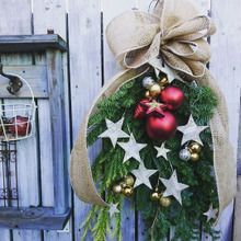 【クリスマス】すぐできる!意外と簡単クリスマススワッグ作り☆