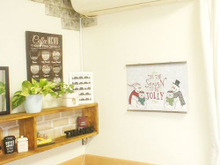 セリアのアイテム2つだけ★ランチョンマットをタペストリーにリメイク