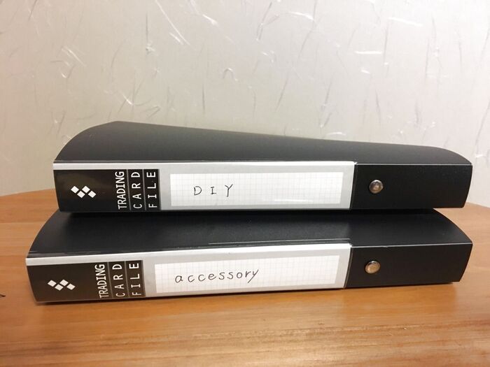 トレーディングカードホルダーで在庫管理