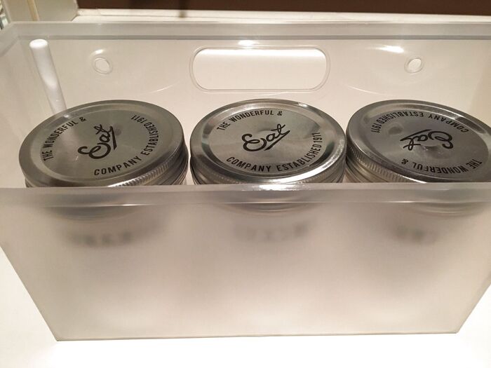 セリアグッズで粉もの・洗濯グッズをひとまとめ