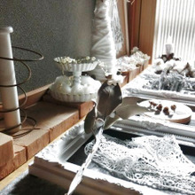 冬仕様の玄関インテリア*きっかけは!100均フレーム*『白』をテーマにスタイリング♪