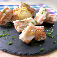 パーティーにオススメ‼美肌効果に❤レモンチーズのちくわフリット