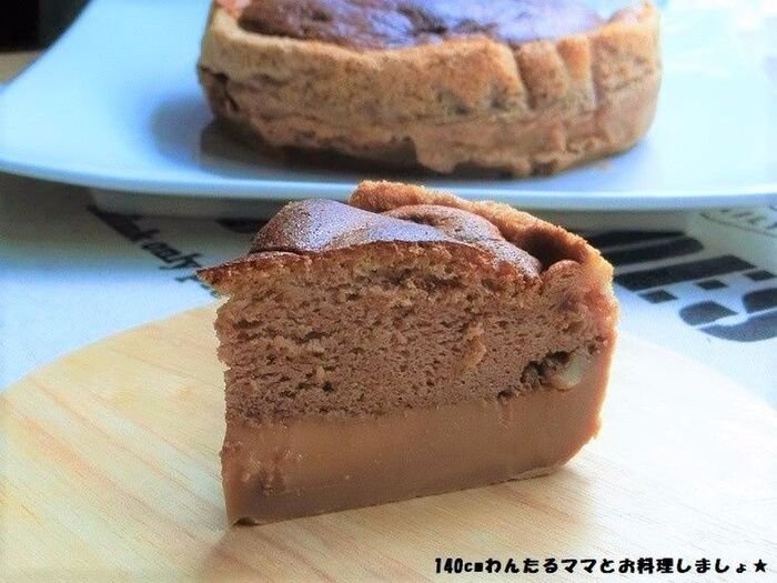 簡単★ミルクチョコレートのマジックケーキ
