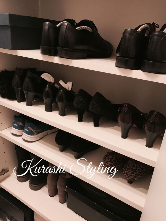 必ず履くモノだけになった空間