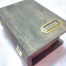 【100均DIY】ブック型の木製小物入れ☆