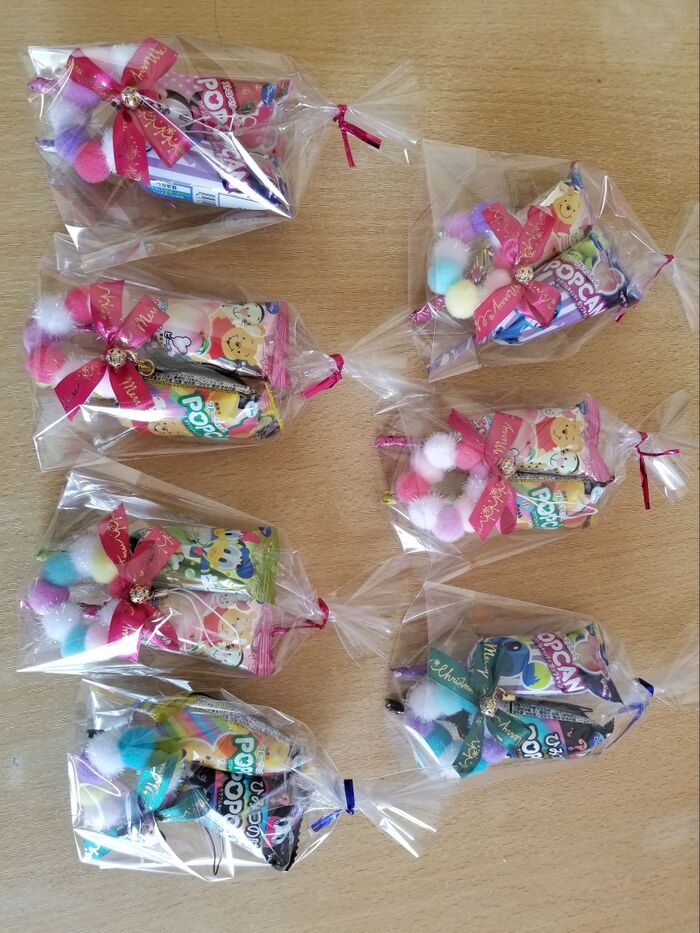 キャンディと一緒にラッピング?