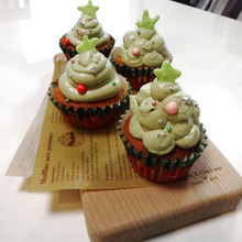 ツリーカップケーキ★クリスマスに