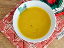 一晩ほったらかしで作るパンプキンスープ♡ハンドミキサー使用