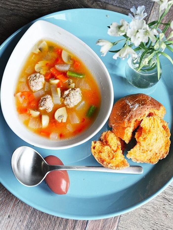 野菜のお出汁♥とま豚汁【*お年寄り小さい子対応*豚肉】10分~20分