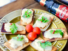 お刺身アレンジでパーティオードブル!!揚げパン風☆鯛のタルタル トースト☆