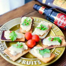 お刺身アレンジでパーティオードブル!!揚げパン風☆鯛のタルタル トースト☆