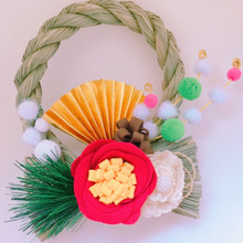 プチプラだけど豪華!可愛いしめ縄飾りを作ってみました