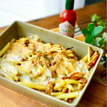 ポテト&豚バラde!やっぱり大好き「カレーチーズのポテトグラタン」