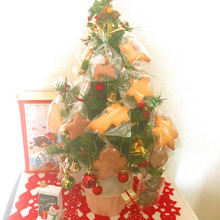 オーナメントは食べれるクッキー♡わが家のちっちゃなクリスマスツリー♬