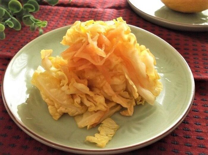 冬至に♪柚子湯に入れる前に皮だけちょうだい!柚子風味 白菜と人参の甘酢醤油漬け