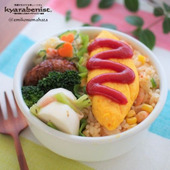 大きなフライパンでもできる!お弁当用オムレツの整え方