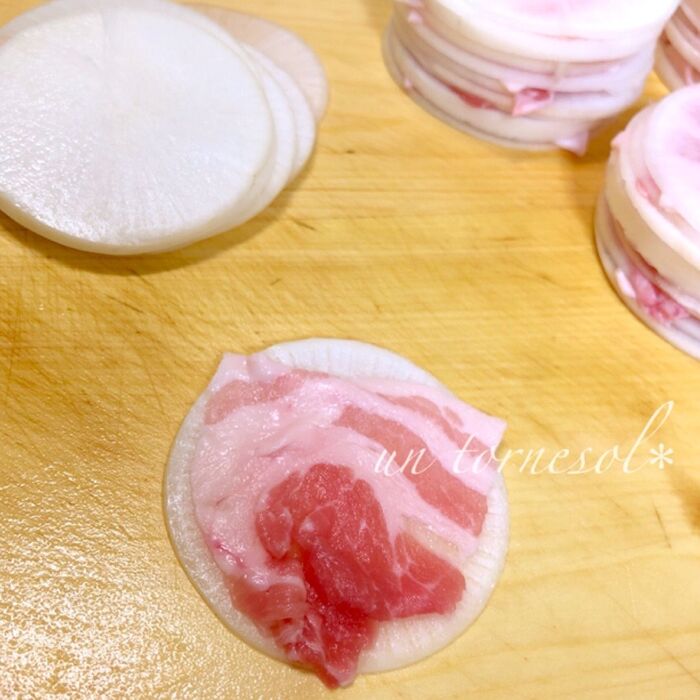 ②形を整えながらミルフィーユに☆