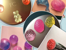 「おゆまる」と「レジン」比べてみました☆ おゆまるでレジンのモールド作り