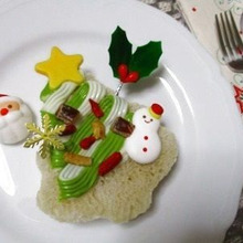 3分でデコれる!子供喜ぶクリスマスツリートースト♪
