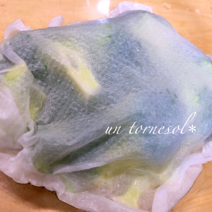 ②レンジ加熱で、栄養素を逃がさない!