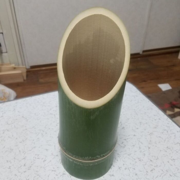 これが竹の花器!