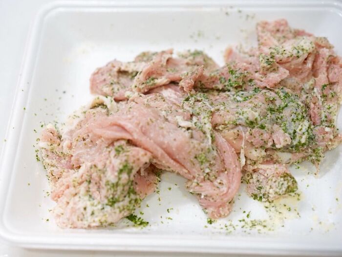 全て揉みこみます