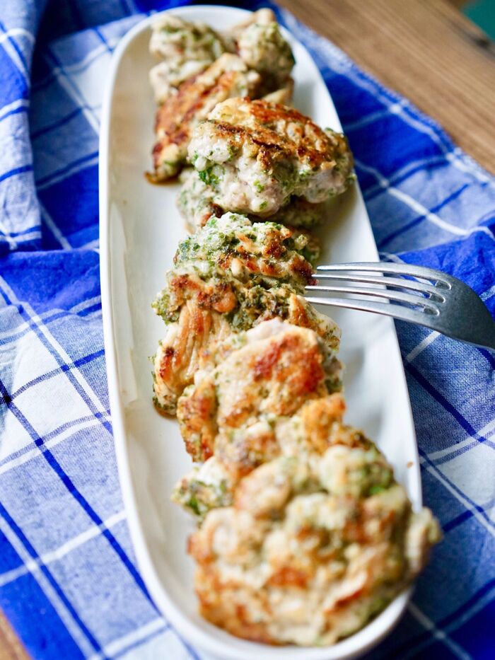 豚のこま切れで!お弁当にも美味しい「豚こまのマヨチーズ海苔焼き」のレシピ