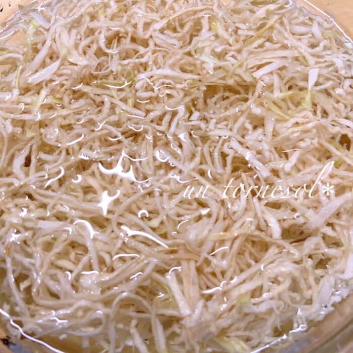 ①最初の水は汚れているので素早く捨てて!