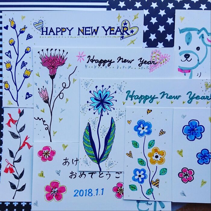 今こそ手書きのぬくもりを?身近なペンで仕上げる年賀状