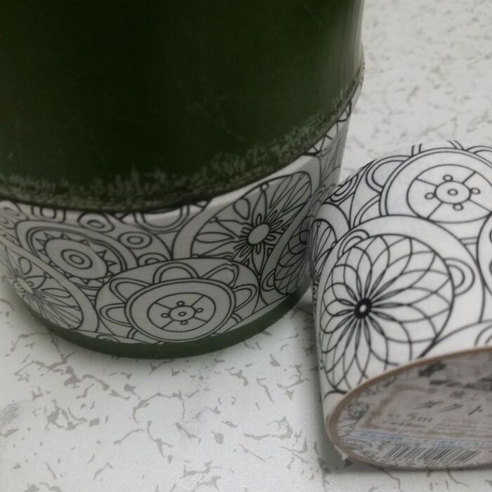 ダクトテープを巻いて