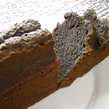 黒練りごまの玄米入りパウンドケーキ♪