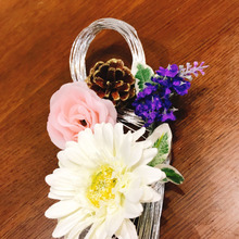 水引で正月飾り