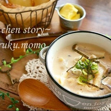 ペンネ入り豆乳とたらこの『クリーミースープ』&グラタンにも変身