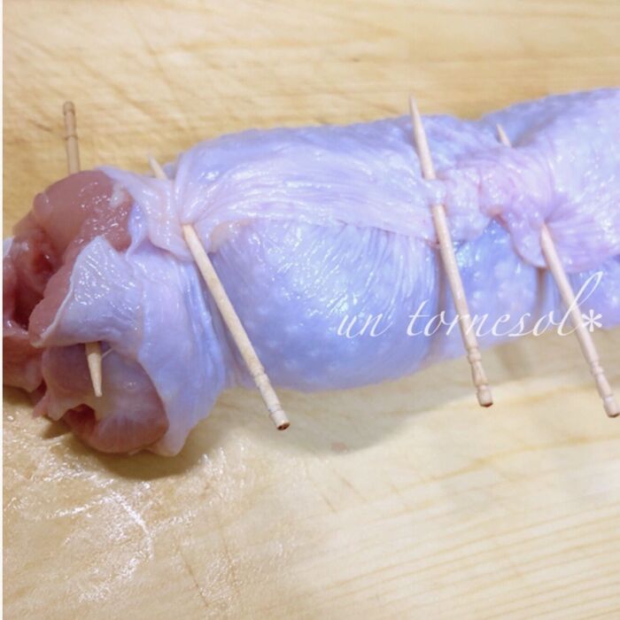 ②皮と皮をなるべくきつくとめるように!