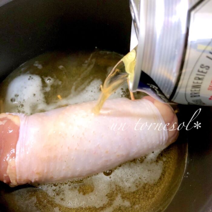 ③時々煮汁をかけながら煮込んで!
