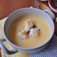 おせちリメイクでほっこり甘~い芋餡のおしるこ風