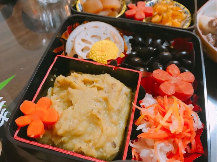 我が家のお節 ❁︎砂糖不使用栗きんとん❁︎