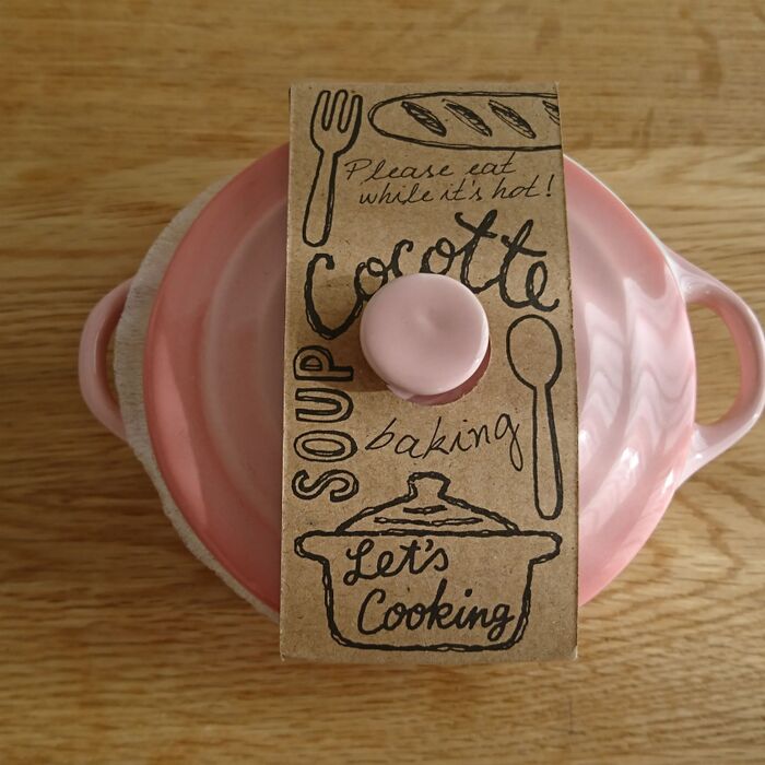 可愛い、蓋つきココット?