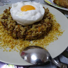 【試してみた】ふわふわメレンゲのガーリックライスTKG