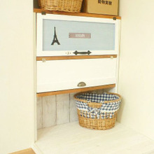 手間を掛けずにキッチン棚の収納★セリアのプチポケット