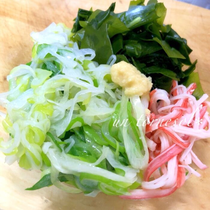 ③水っぽくならないようにしっかりと絞って!