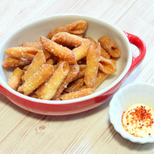 茹ですぎたペンネがカリカリおやつに大変身!