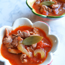 あつあつ♥とまとモツ煮込みスープ 【*圧力鍋*ほっとけ*簡単】10~20分