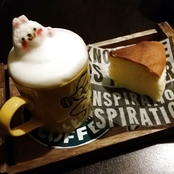おうちカフェ♪可愛い3Dラテアート