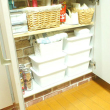 朝の身支度を楽に★セリアのwith537シリーズでスッキリ収納