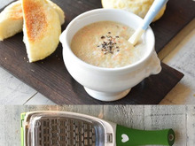 どんどんおろせる?ののじでほっこり♪すりおろしスープ【*ブレンダー不要 *簡単】5分~10分