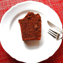 玄米粉入りチョコパウンドケーキ