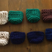 余った毛糸で椅子の靴下!