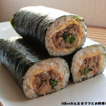 そぼろの簡単恵方巻き♪