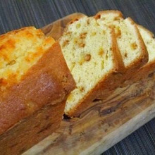 キャラメルチップと玄米粉のパウンドケーキ♪